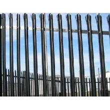 Galvanized Coated Palisade Fencing with Various Colors of China Manufacture